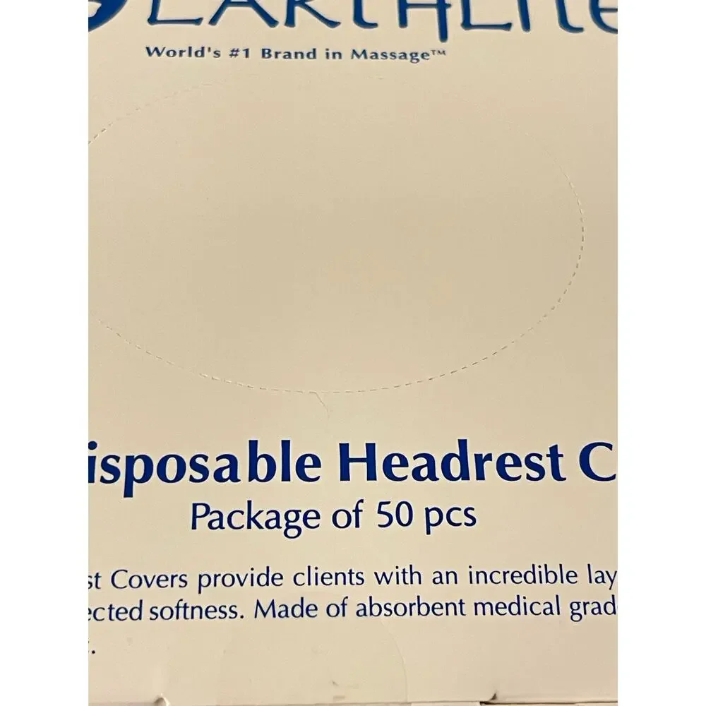 Headrest Cover Tissue / Poly White Disposable 50/Bx
